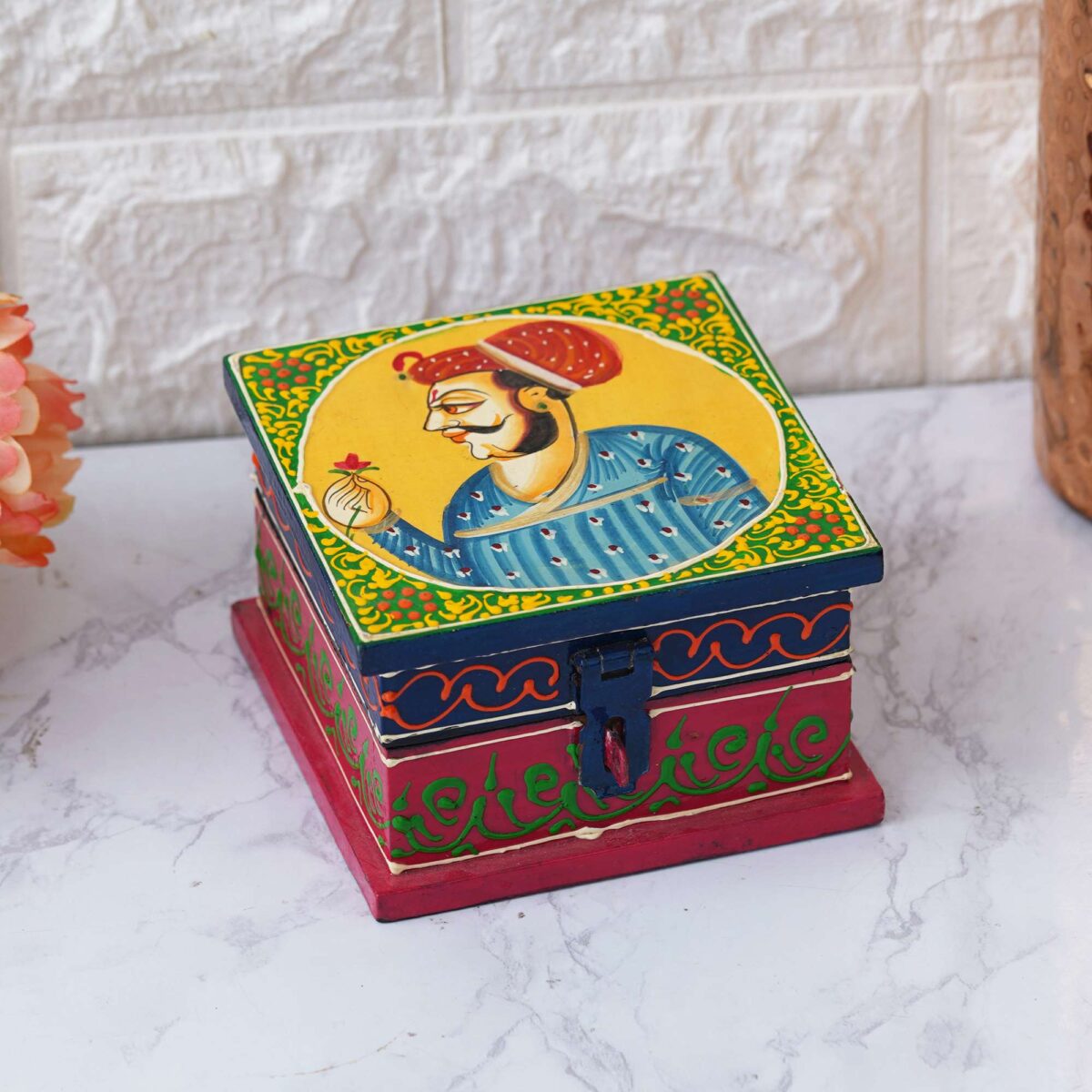 Wooden jewellery box