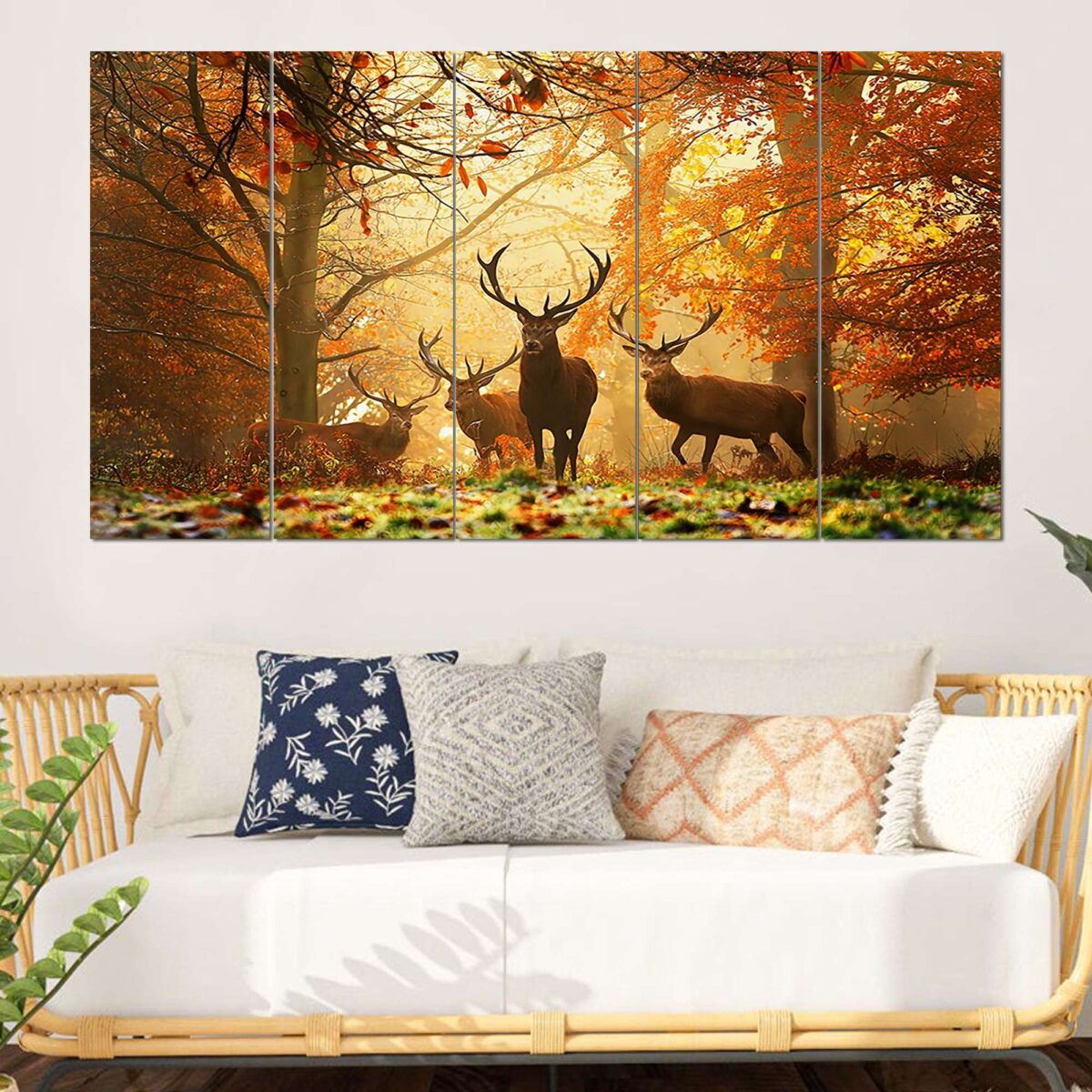 SET OF 5 DIGITAL WALL PAINTING - Image 3