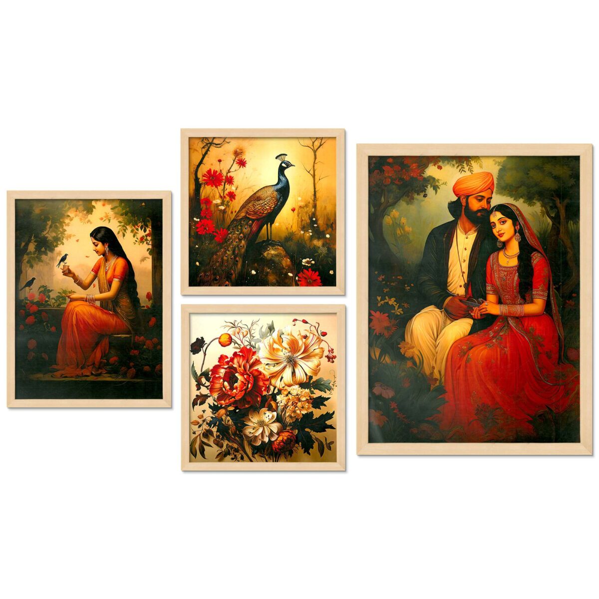 SET OF 4 DIGITAL WALL PAINTING - Image 4
